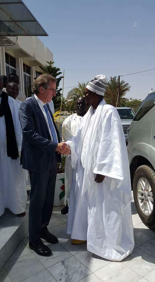 TOUBA - Jean Christophe Bigot hôte du Khalife des Mourides et de son porte-parole