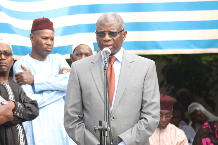 Les images de la levée du corps de l'ancien ministre Hamath Sall à l’hôpital Principal de Dakar