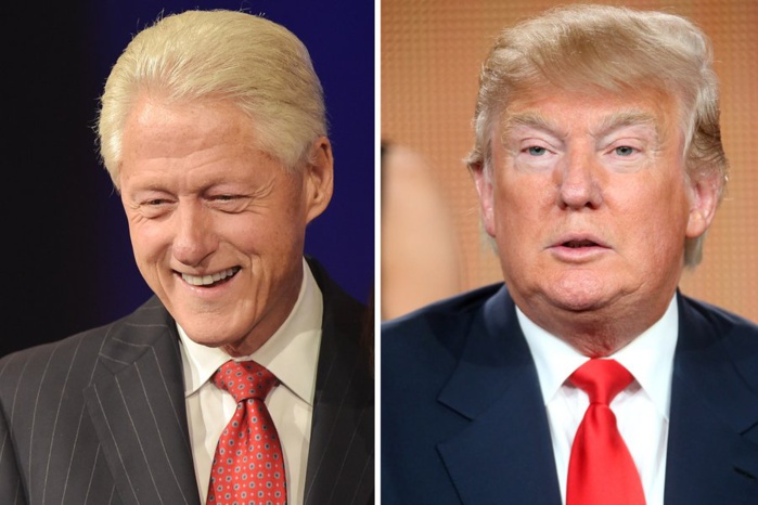 Présidentielle américaine : Bill Clinton et Donald Trump s'écharpent à distance