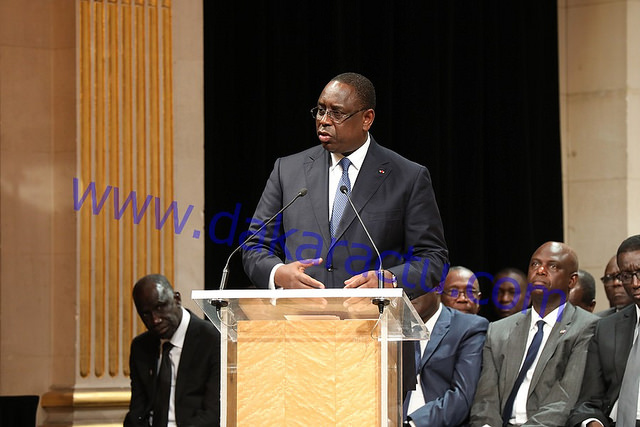 PARIS : Macky Sall vante les diversités sénégalaises