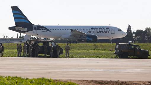 Détournement d'un avion libyen vers Malte, tous les passagers libérés