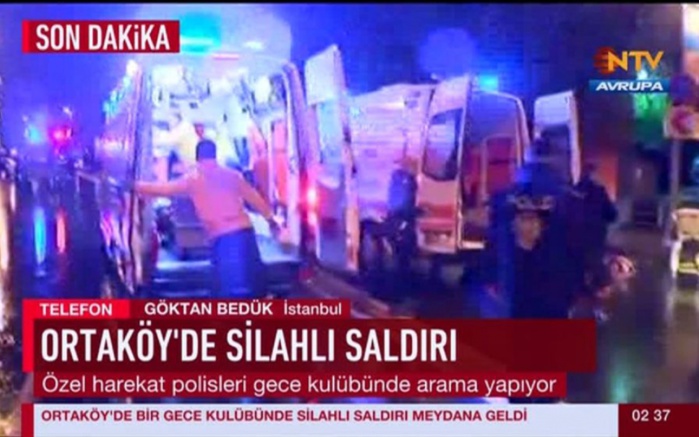 Une attaque en cours dans l’une des plus célèbres boîtes de nuit d’Istanbul