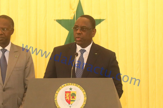 ANNÉE 2017 : Macky Sall pour une accélération du rythme des projets du PSE