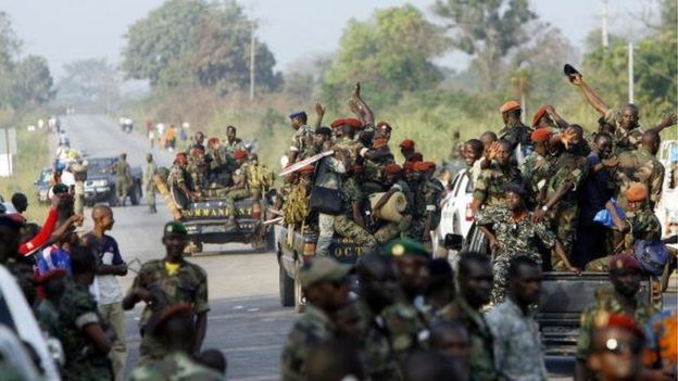 Mutinerie à Bouaké, Daloa et Korhogo