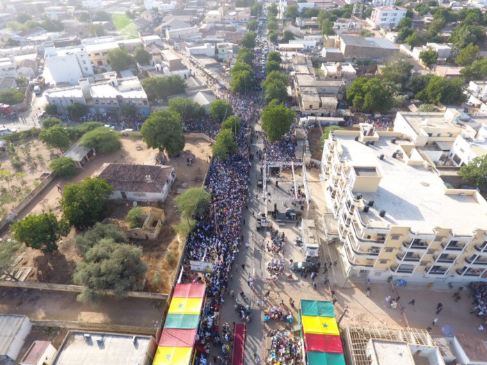 Forte mobilisation de Mamour Diallo : Le meeting vu par un drône