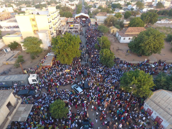 Forte mobilisation de Mamour Diallo : Le meeting vu par un drône