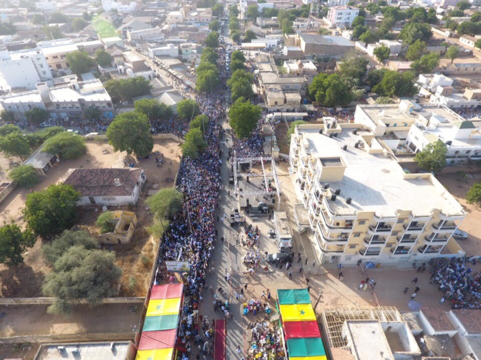 Forte mobilisation de Mamour Diallo : Le meeting vu par un drône