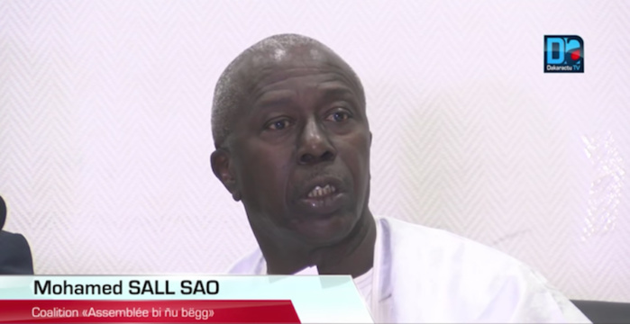 MOHAMED SALL SAO (Assemblée Bi nu Beug) : " Pour ces élections, il n'y a pas des poids lourds et des poids plumes '