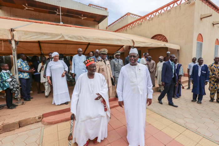 Ouagadougou :  le chef de l’Etat a rendu une visite de courtoisie à l’empereur des Mossis (images)