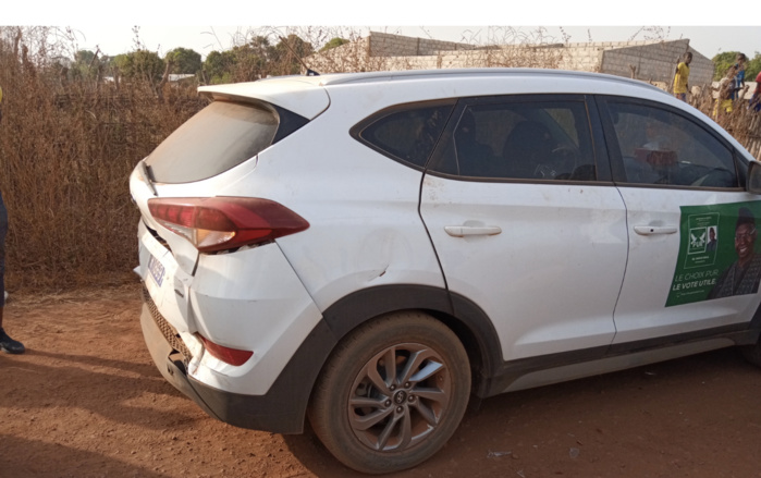 Campagne 2019 / La caravane du PUR ralentie par un choc au niveau de la localité de Pakao Makka (Sédhiou)