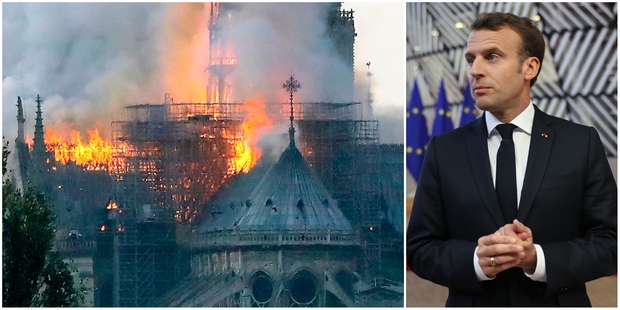 Notre Dame de Paris en feu : Emmanuel Macron étale sa tristesse