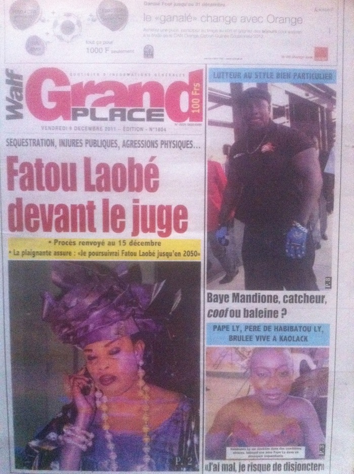 Fatou Laobé devant le juge