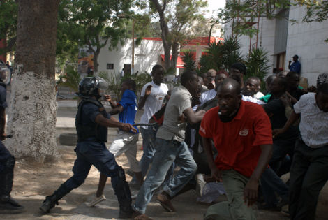 Dernière minute: le ministère des Mines saccagé