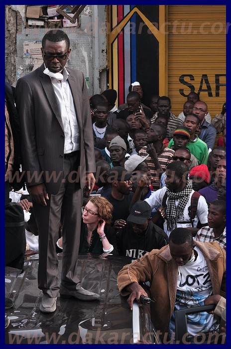 Regardez les photos de Youssou Ndour sur la Place de l'Indépendance... 