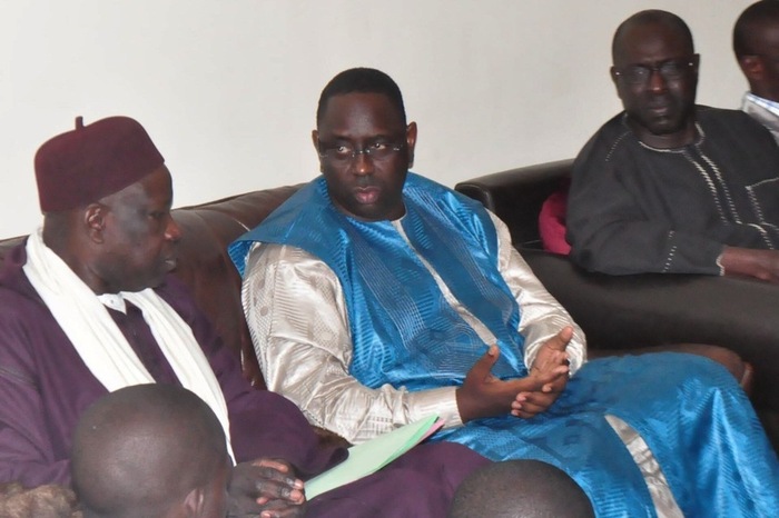 Macky Sall obtient le soutien de Serigne Mansour Sy Djamil (Texte et Photos)