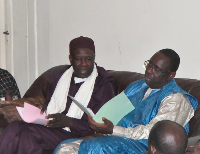 Macky Sall obtient le soutien de Serigne Mansour Sy Djamil (Texte et Photos)