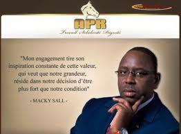 «Je reste le président de l’APR» (Macky Sall)