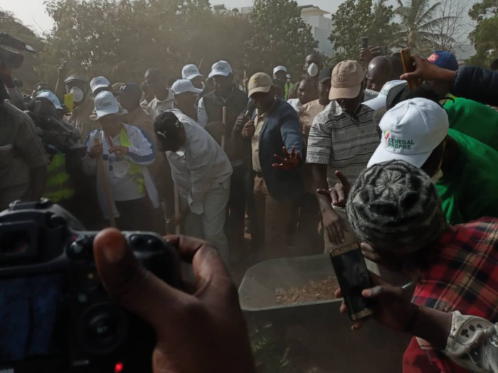 Lancement de la journée nationale de nettoiement : Le président Macky Sall donne le premier coup de balai chez lui à Mermoz...