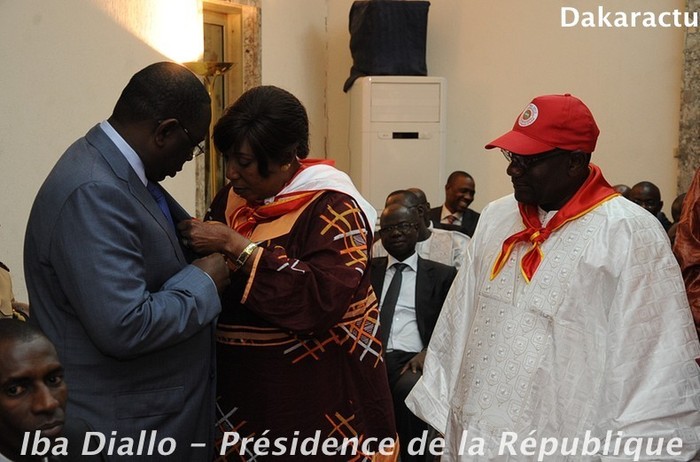 Les images de la cérémonie de remise des cahiers de doléances des centrales syndicales, au palais de la République