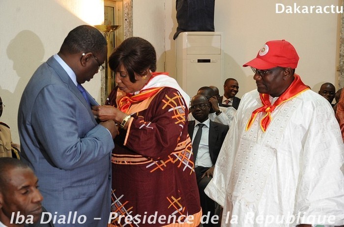 Les images de la cérémonie de remise des cahiers de doléances des centrales syndicales, au palais de la République