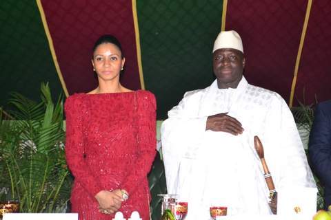 Yaya Jammeh et sa femme