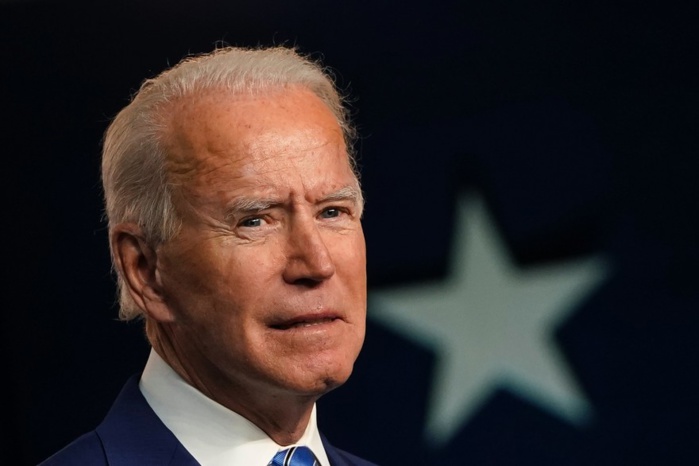 États-Unis : Portrait du nouveau locataire de la maison blanche, Joe Biden 46e président des Etats-Unis.