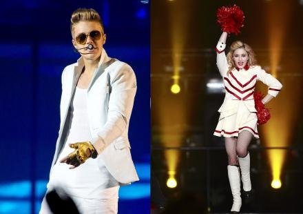 Madonna et Justin Bieber dans le top 10 des chanteurs les mieux payés en 2012