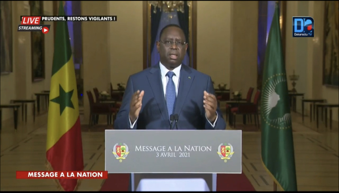 Lutte contre la Covid-19 : « La bataille n’est pas encore gagnée » (Macky Sall)