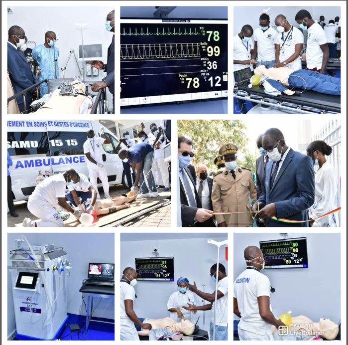 Santé / Cérémonie d’inauguration du siège du SAMU National : Le Sénégal désormais doté d’un centre de simulation médicale en soins et gestes d’urgence.