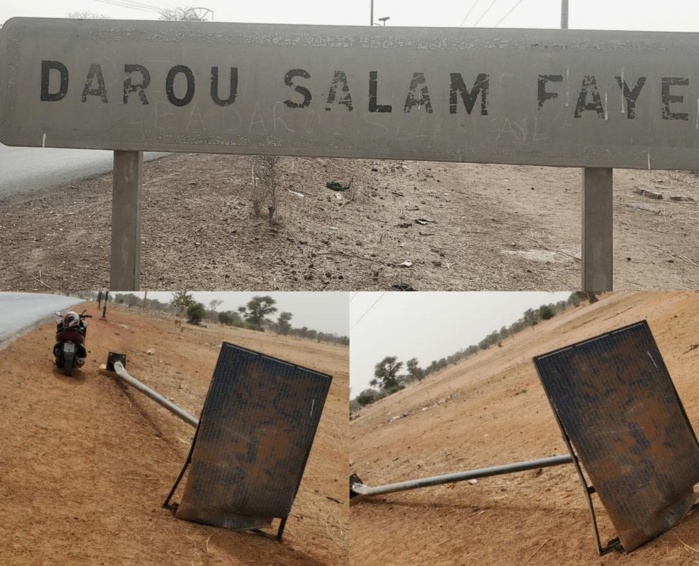 DAROU SALAM FAYE / Des lampadaires solaires déjà à terre... Et si « Fonroche Éclairage » manquait d'assurer le suivi?