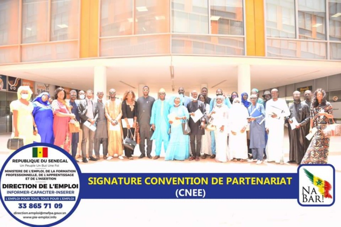 DIRECTION DE L'EMPLOI / Mr Modou Fall procède à la signature d'une trentaine de conventions de partenariat et compte toucher les régions du Sénégal.