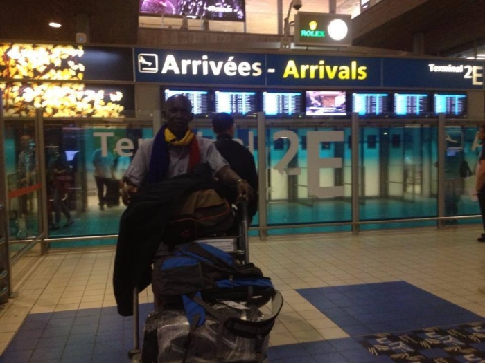 Arrivée de Makaila Nguebla à Paris