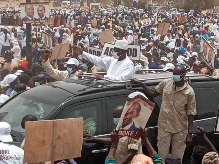 Boki Dialloubé : L'impressionnante mobilisation des militants d'Abdoulaye Daouda Diallo. (Images)