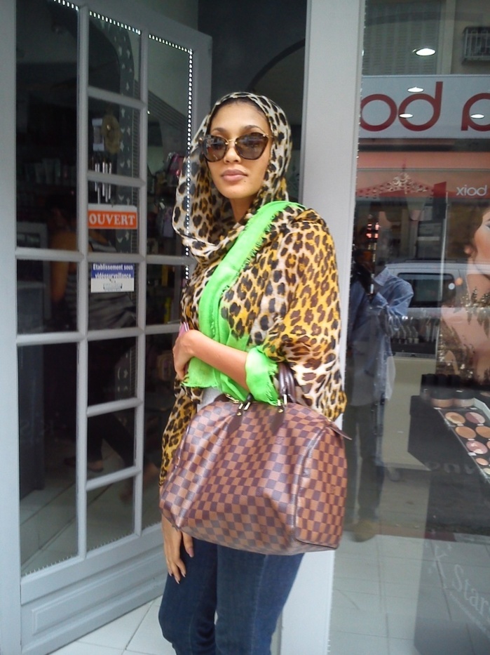 Adja Diallo en mode shopping