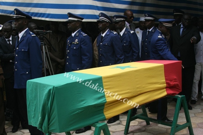 Les images de la levée du corps de l'adjudant Boubou Sy