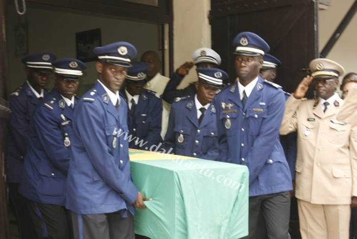 Les images de la levée du corps de l'adjudant Boubou Sy