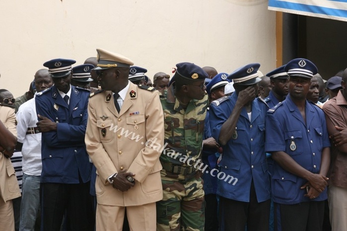 Les images de la levée du corps de l'adjudant Boubou Sy