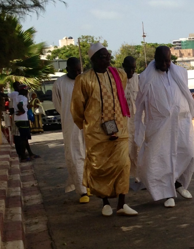 Serigne Moustapha Mbacké Ibn Serigne Cheikh Maty Leye Mbacké a rendu visite à Karim Wade (Images)