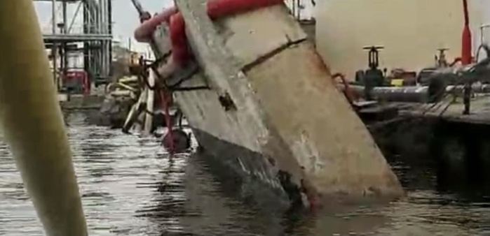 Port Autonome de Dakar : Effondrement du Quai 910 du mole 9, la direction du Port annonce l’ouverture d’une enquête.