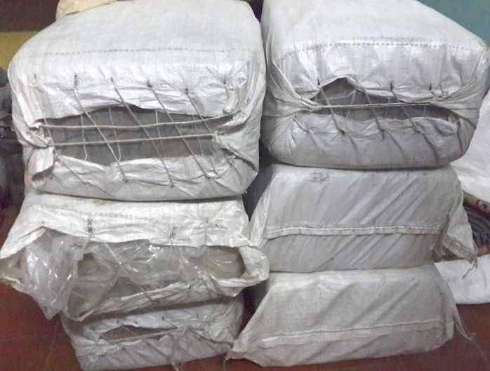 Lutte contre la drogue, la police frappe un grand coup 210 kilos de chanvre saisis à Yeumbeul.(PHOTOS)