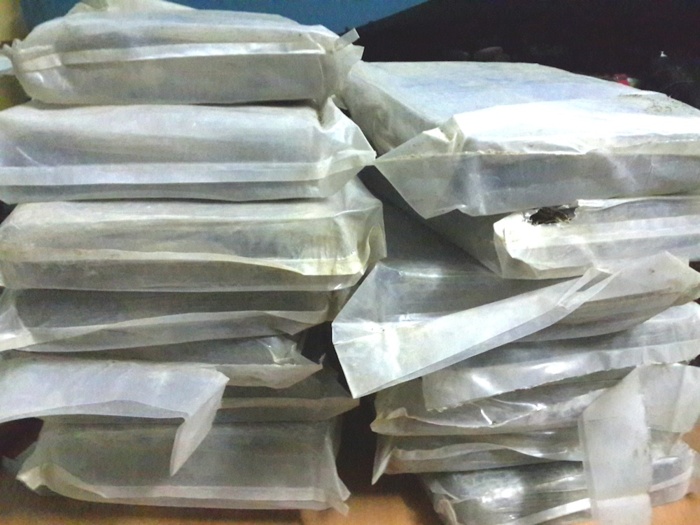 Lutte contre la drogue, la police frappe un grand coup 210 kilos de chanvre saisis à Yeumbeul.(PHOTOS)