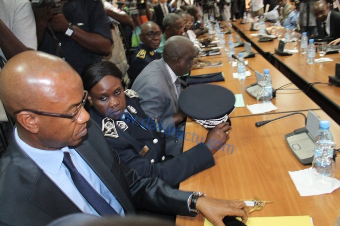 Les images de la conférence de presse du ministre français de l'Intérieur Manuel Valls avec son homologue sénégalais Abdoulaye Daouda Diallo