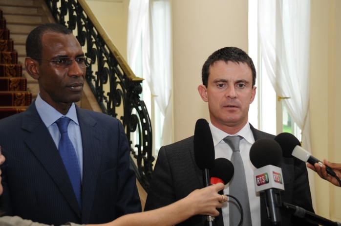 Président Sall reçoit Manuel Valls au Palais de la République