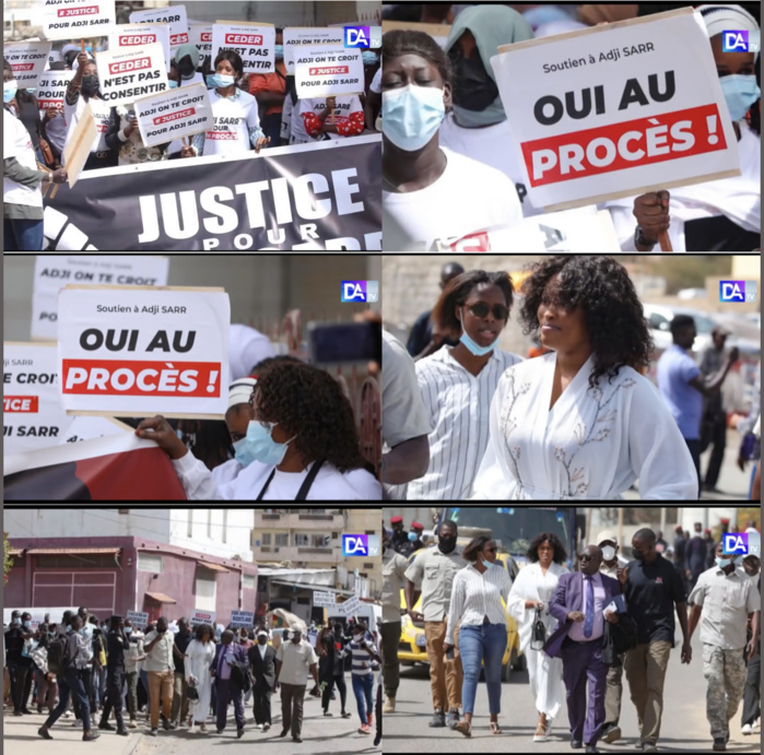 La première réaction de Adji Sarr : « Que justice soite faite, je dis oui à un procès! »