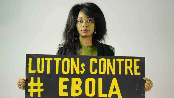 Lutte contre le virus Ebola : les artistes Carlou D, Canabasse et Adiouza sensibilisent les populations