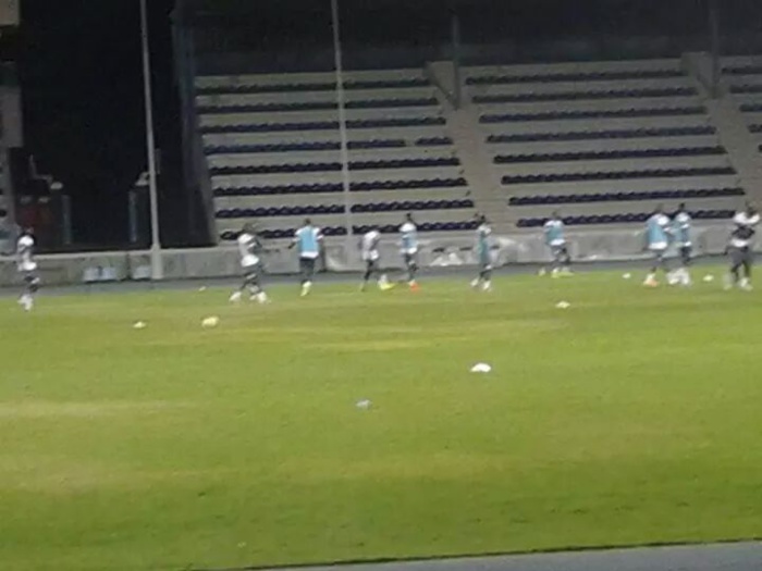 Les images de la séance d'entrainement des "Lions", hier, au National Stadium de Gabaronne