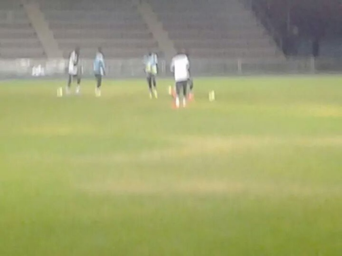 Les images de la séance d'entrainement des "Lions", hier, au National Stadium de Gabaronne