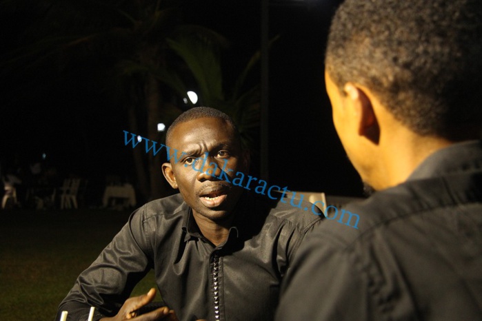 Les images du tournage de l'émission " Face à Dakaractu" avec Pape Diouf au King Fahd Palace