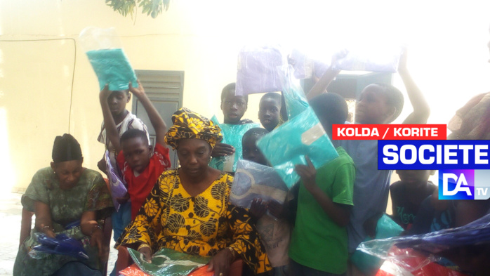 KOLDA : Gnagna Fall Ba habille plus de mille enfants issus de couches vulnérables pour la Korité...