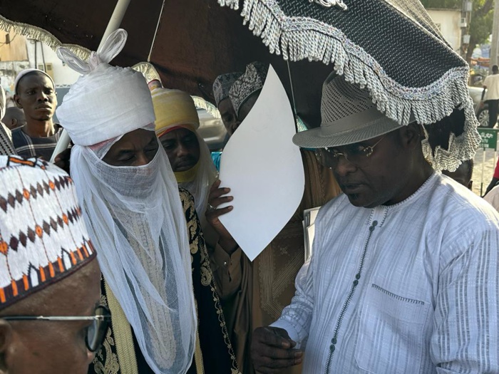 Médina Baye : Cheikh Mouhamed Sanoussi visite les chantiers des Grands Travaux de la Fayda Tijaniyya.